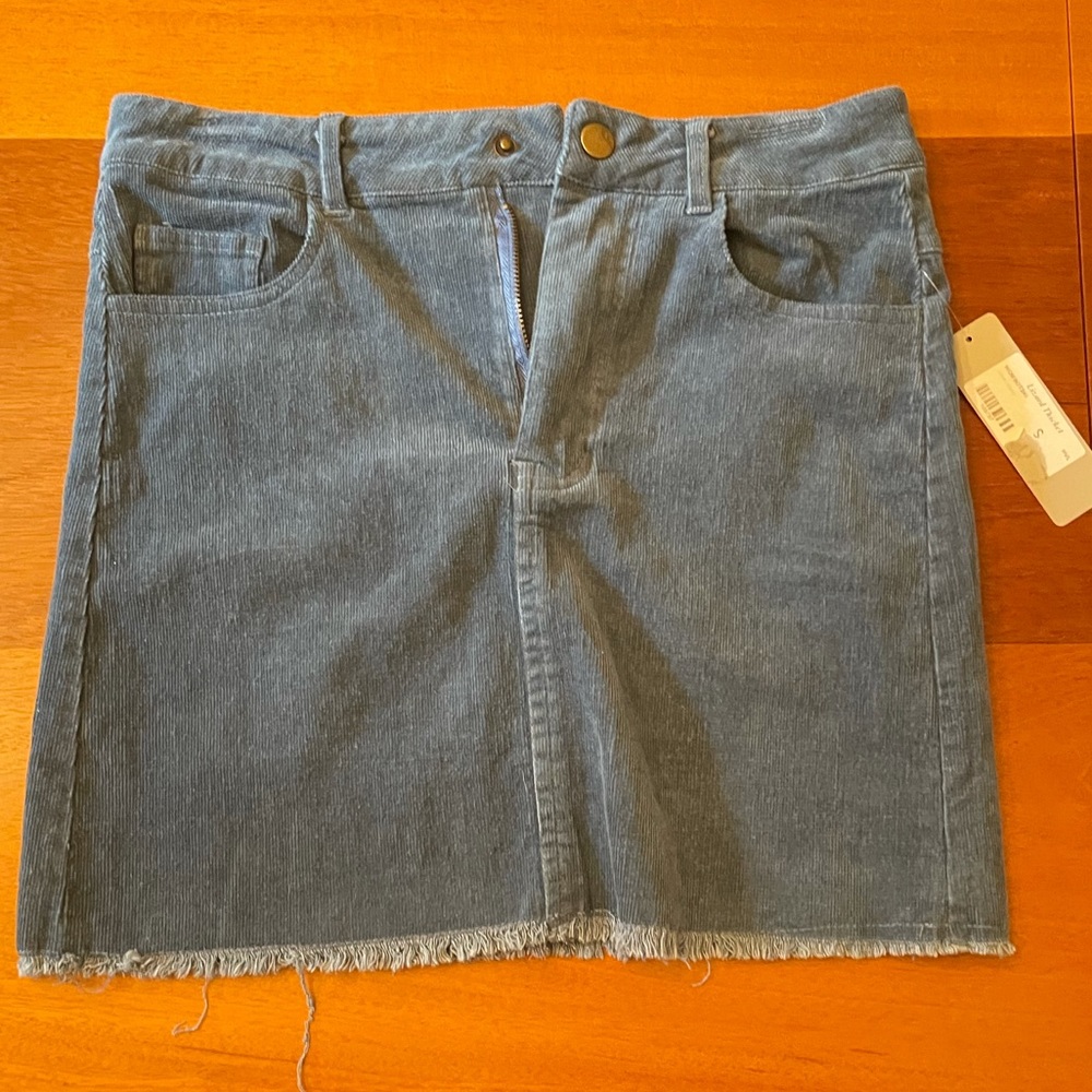 Stretchy Denim Mini Skirt